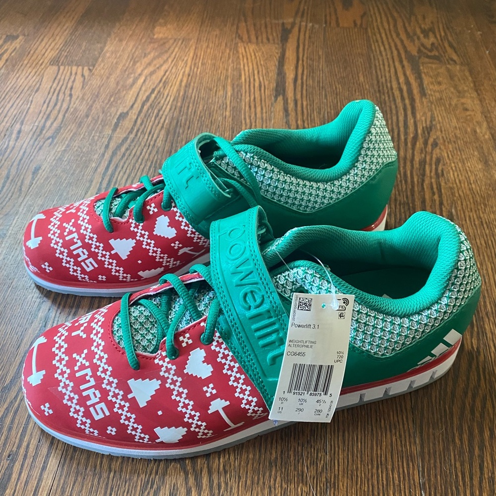 NEW Adidas Powerlift 3.1 Christmas Edition Shoes